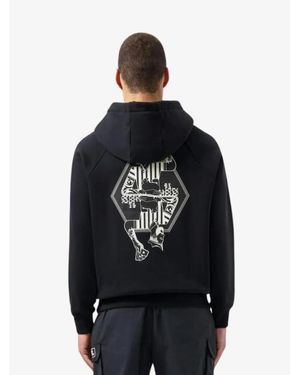 BALR Hoodie The Club Box Fit - Zwart