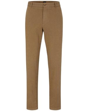 BOSS Herenbroek Kane, Recht Model (Medium) - Bruin