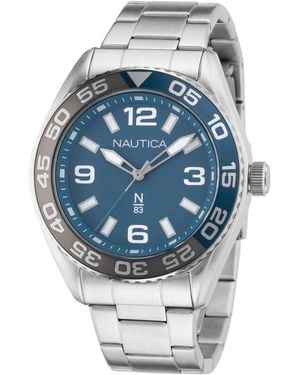 Nautica Stainless Steel Dress Watch - Blue