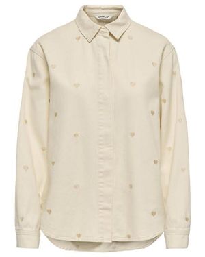 ONLY Blouse Lange Mouw 15371432 Vera - Wit