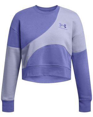Under Armour Sweatshirt Met Ronde Hals - Blauw