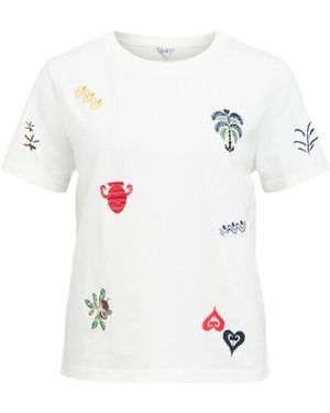 Object Objlunai/Lo T-Shirt Rep 23048765 Cloud Dancer - Wit