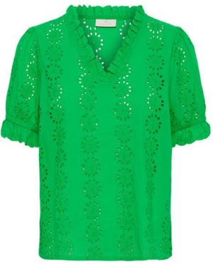 Kaffe Kapona Top 10511446 - Groen