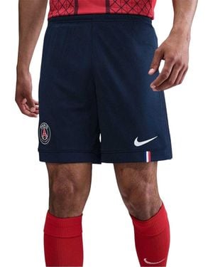 Nike Volwassen 2025/2026 Paris Saint Germain Fc Voetbalshort (Middernacht Marine) - Blauw