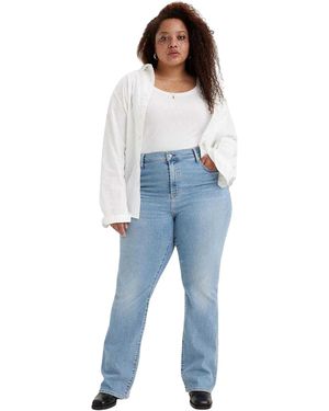 Levi's Damesjeans 725 Met Hoge Taille En Bootcut-Pasvorm (Lichtblauw)