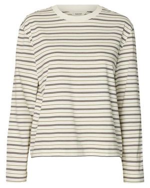 SELECTED Top Lange Mouw 16092525 - Wit