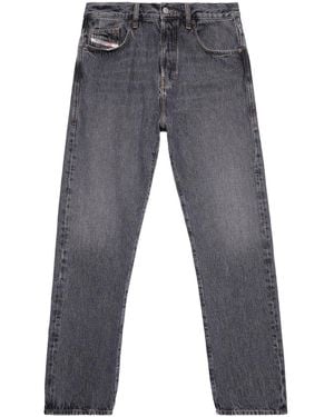 DIESEL Viker Rechte Jeans - Grijs