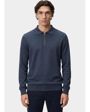 Lerros Polo Lange Mouwen 2685242/485 - Blauw