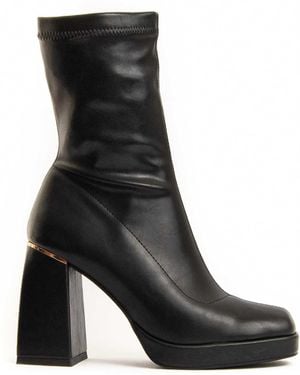 Montevita Heel Ankle Boot Kaliope - Black
