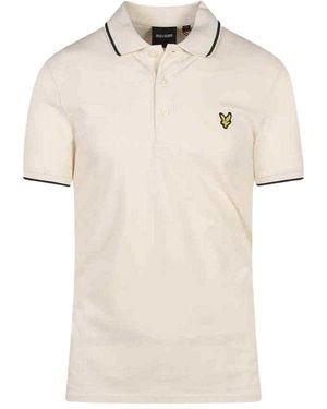 Lyle & Scott Poloshirt Met Kraagje - Naturel