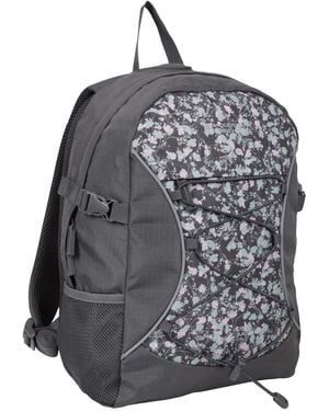 Mountain Warehouse Bolt Bloemen 18L Rugzak (Donkergrijs)