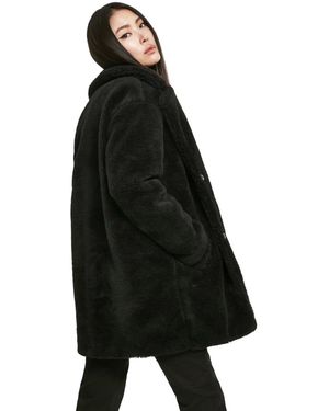 Urban Classics Sherpa Oversized Jas - Zwart
