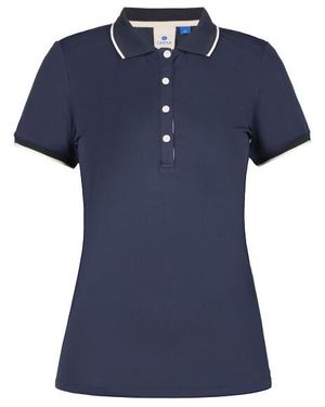 Luhta Kivimaa Polo Korte Mouw - Blauw