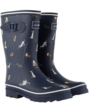 Regatta Ladies Amelia Dogs Wellington Boots - Blue