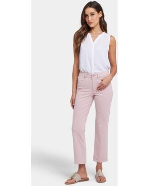 NYDJ Marilyn Rechtdoor Ankle Jeans - Rood