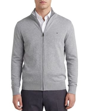 Tommy Hilfiger Vest Katoen Zonder Capuchon - Grijs