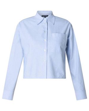 Base London Blouse Lange Mouw 7000128 - Blauw