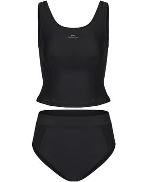 Slazenger 1881 Tankini-Set Voor - Zwart