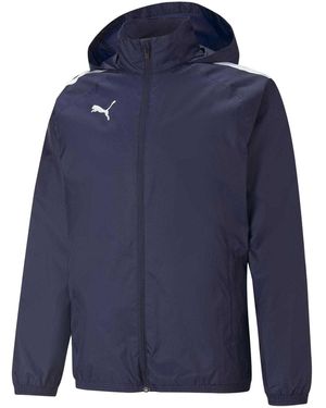 PUMA Teamliga Kleur Blok Anorak (Peacoat/Zwart) - Blauw