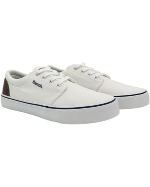 Bench Donnie Canvas Trainers - White