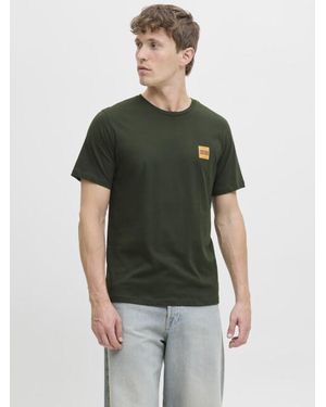 Jack & Jones Jjbrandy Tee Ss Crew Neck Ln - Groen