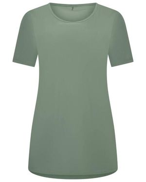 Plus Basics Top Korte Mouw 10 261 522 - Groen