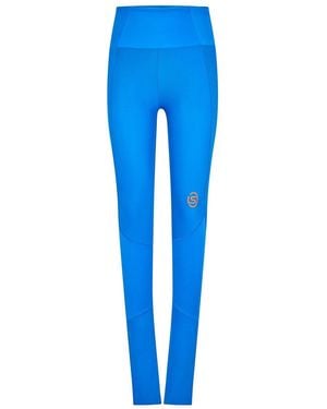 Skins Serie 5: Skyscraper-Legging Met Volledige Beenlengte - Blauw
