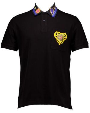 Versace Jeans Couture Polos 76Gagt11 Cj01T - Zwart