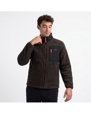 Trespass Brookes At400 Fleece-Shirt Voor (Houtskool) - Zwart