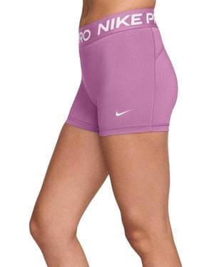 Nike Pro Compressieshort - Paars