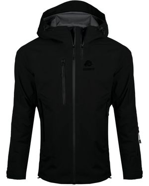 GUGGEN Mountain Wandeljack 3-Laags Hardshell - Zwart