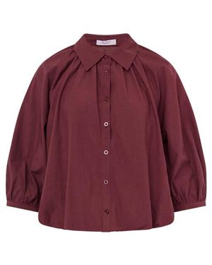 Sisters Point Blouse Lange Mouw 20127 Gifa-Sh - Rood