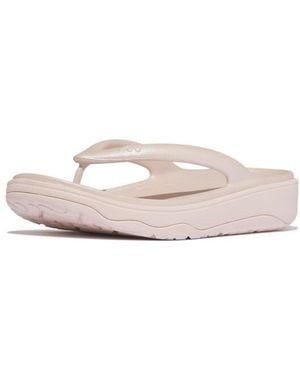 Fitflop Relieff Metallic Recovery Toe-Post Sandals - Roze