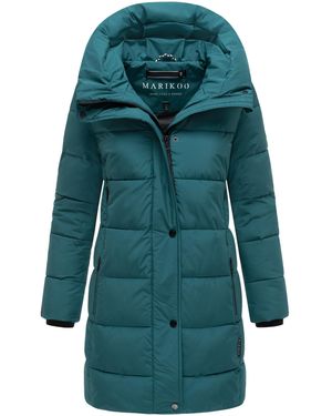 Marikoo Karumikoo Xvi Damesjas – Warm, Stijlvol & Met Capuchon - Groen