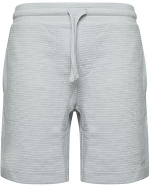 HUGO Austin Waffle Structure Pyjama Shorts - Grey