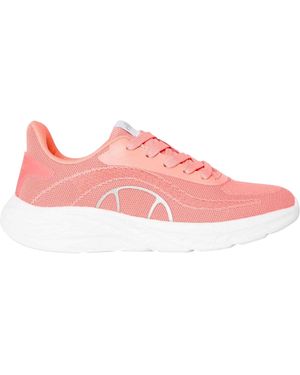 Ellesse Como Logo Laaggesneden Trainers /Wit) - Roze