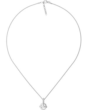 Orphelia 925 Sterling Chain With Pendant - Metallic