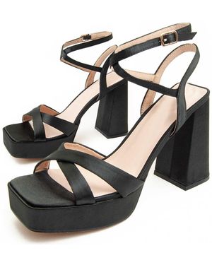 Montevita Heel Sandal Festsand11 - Black