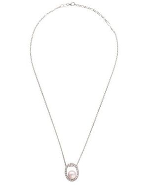 Orphelia 925 Sterling Chain With Pendant - White