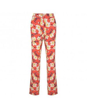 EsQualo Broek Hs19.14206 Print - Rood