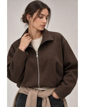 MixRay Tailored Blazer - Brown