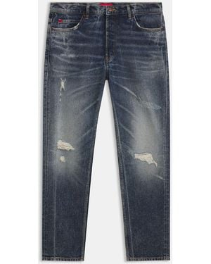 HUGO 634 Tapered-Fit Jeans - Blue