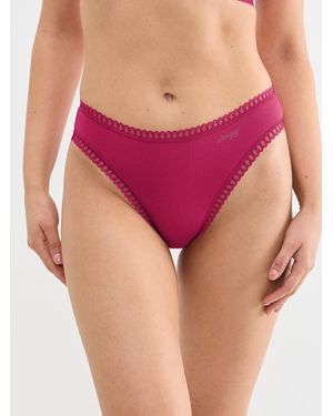 Sloggi Go Crush High Leg Briefs (3 Pack) - Pink