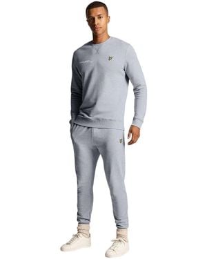 Lyle & Scott Ordinate Logo Katoenen Sweatshirt - Grijs