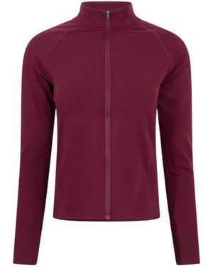 Gym King Luxe Gedessineerde Track Jacket Met Volledige Ritssluiting (Afb. - Paars