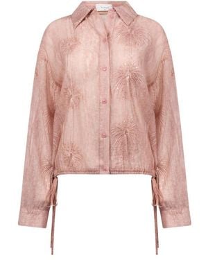 Nukus Blouse Lange Mouw Nkf02136 Ally - Roze
