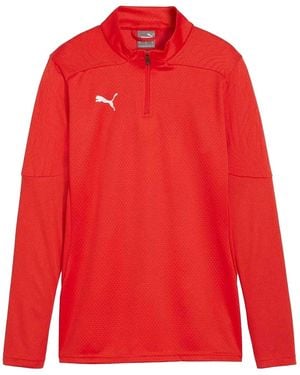 PUMA Trainingsjack Met Kwartrits Voor - Rood