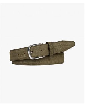 Profuomo Ppvr30003D Z Riem Belt Suede Profu - Groen