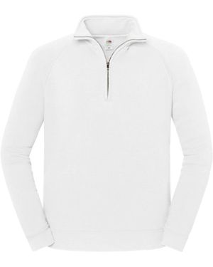 Fruit Of The Loom Adult Iconic Premium Sweatshirt - White