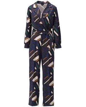 K-design Jumpsuit Z229-P855 - Blauw